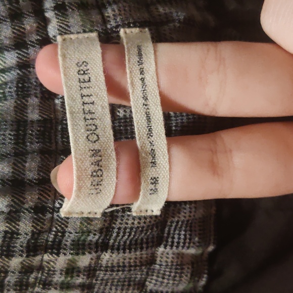 Urban Outfitters Urban Renewal Remnants High-Rise Plaid Trouser Pant Size M - Picture 5 of 9